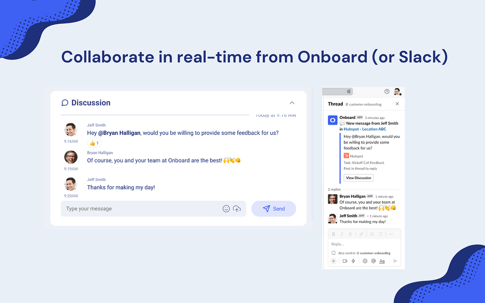 Onboard feature detail — Customer Support app on the Slack Marketplace