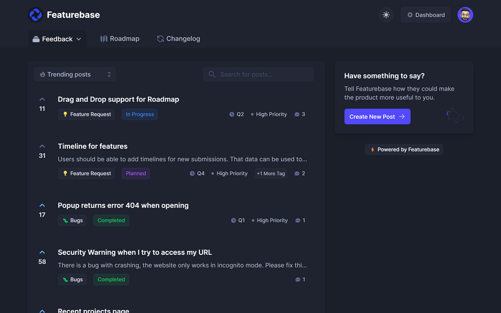 Featurebase integration setup — Customer Support app on the Slack Marketplace
