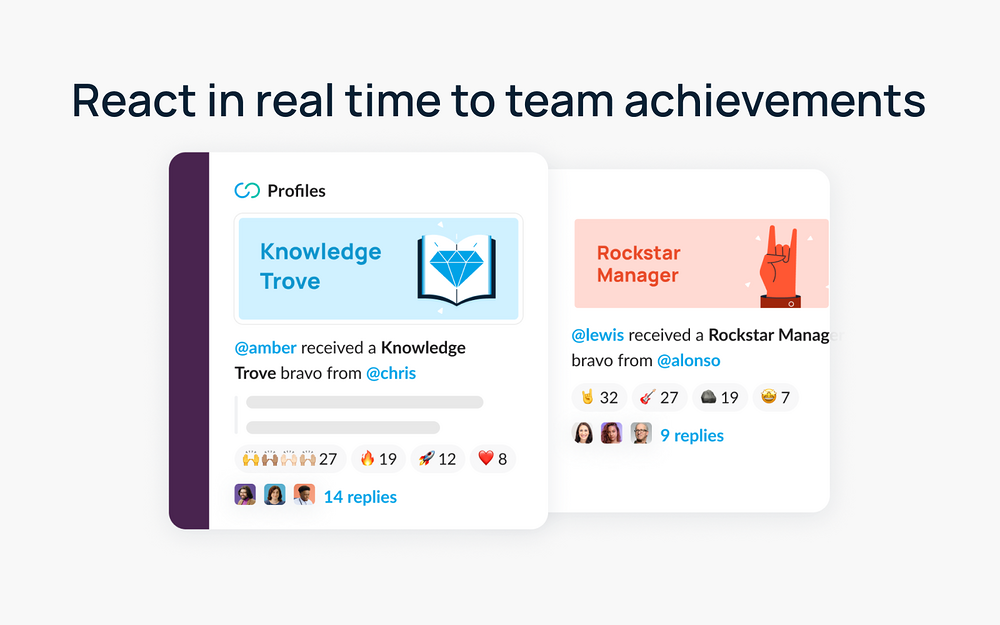 GoProfiles dashboard view — HR & Team Culture app on the Slack Marketplace