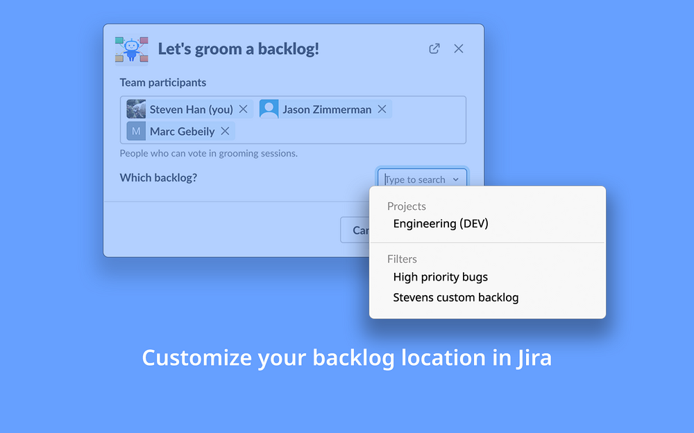 Groomba mobile preview — Project Management app on the Slack Marketplace