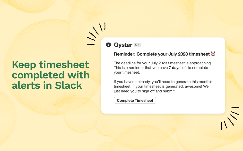 Oyster mobile preview — HR & Team Culture app on the Slack Marketplace