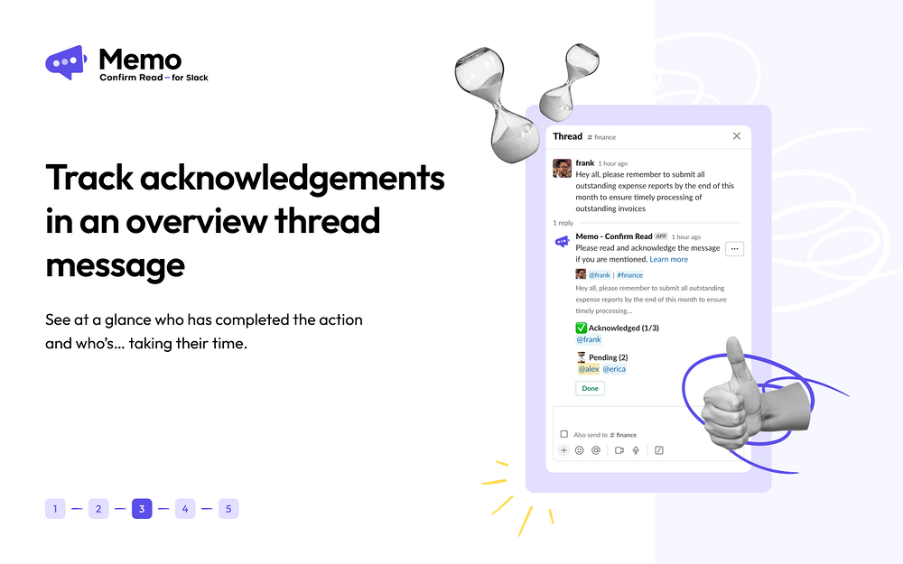 Memo - Confirm Read feature detail — HR & Team Culture app on the Slack Marketplace