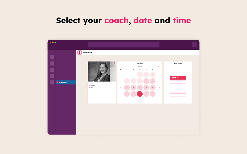 Coachello integration setup — Health & Wellness app on the Slack Marketplace