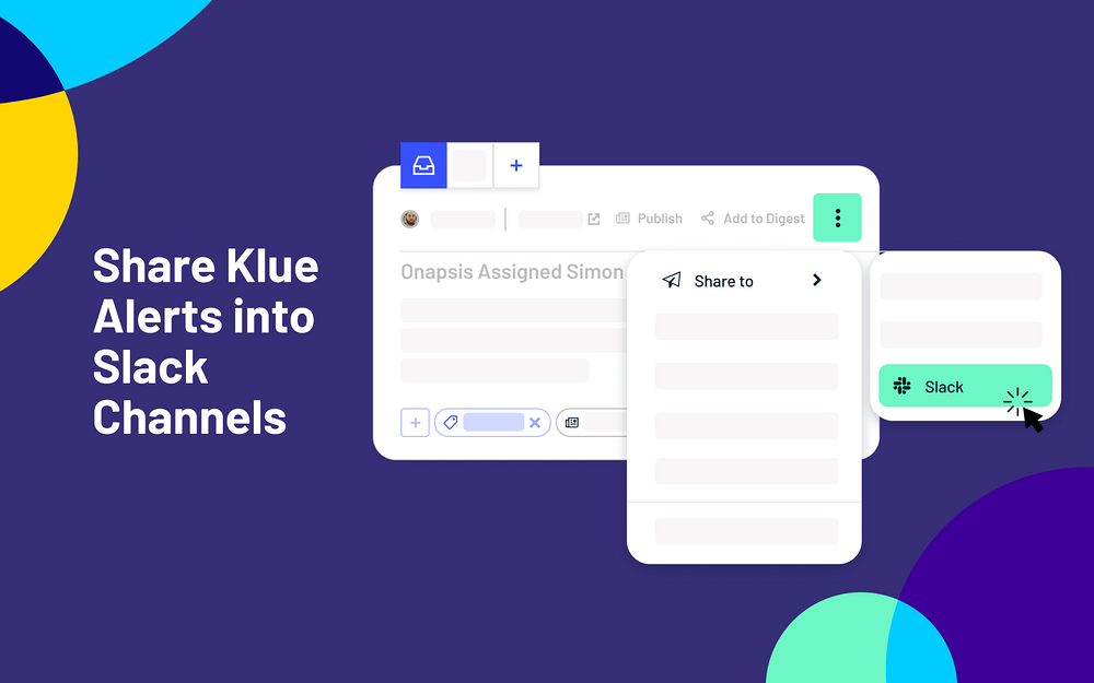 Klue feature detail — Marketing app on the Slack Marketplace
