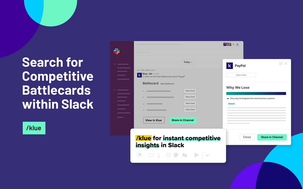 Klue primary marketing image — Marketing app on the Slack Marketplace