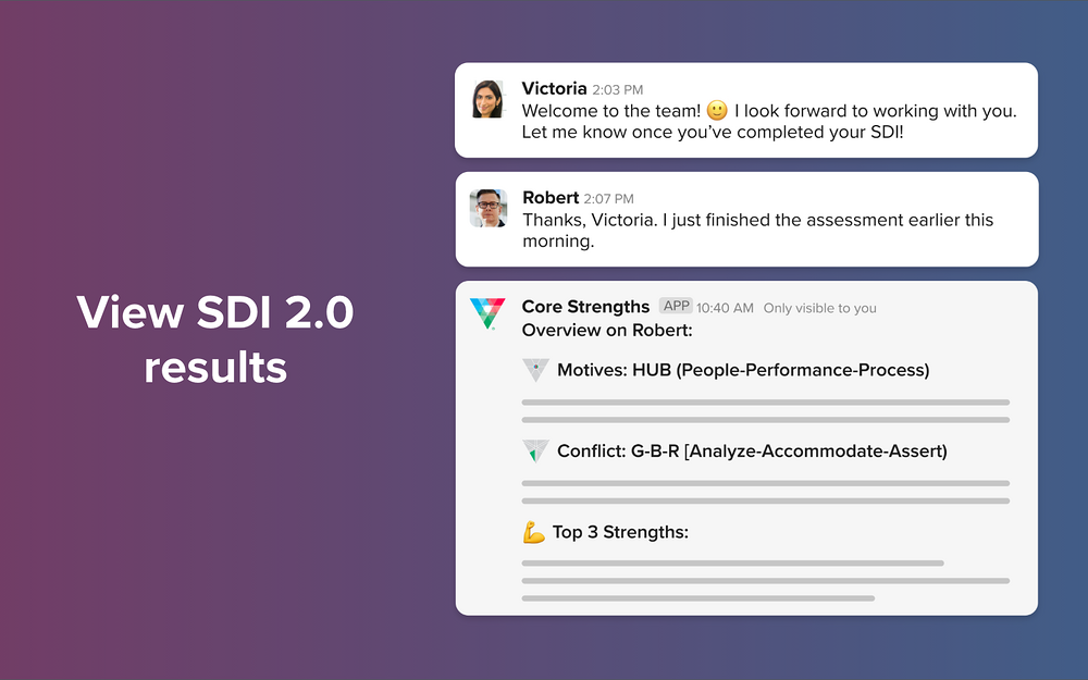Core Strengths integration setup — HR & Team Culture app on the Slack Marketplace