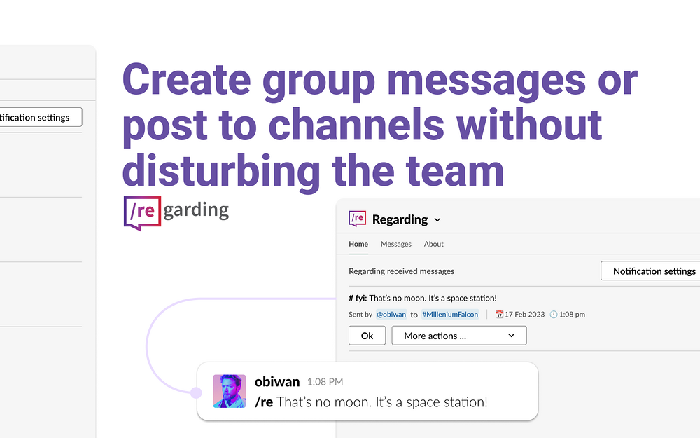 Regarding: Silent messages settings interface — Enterprise-ready apps app on the Slack Marketplace