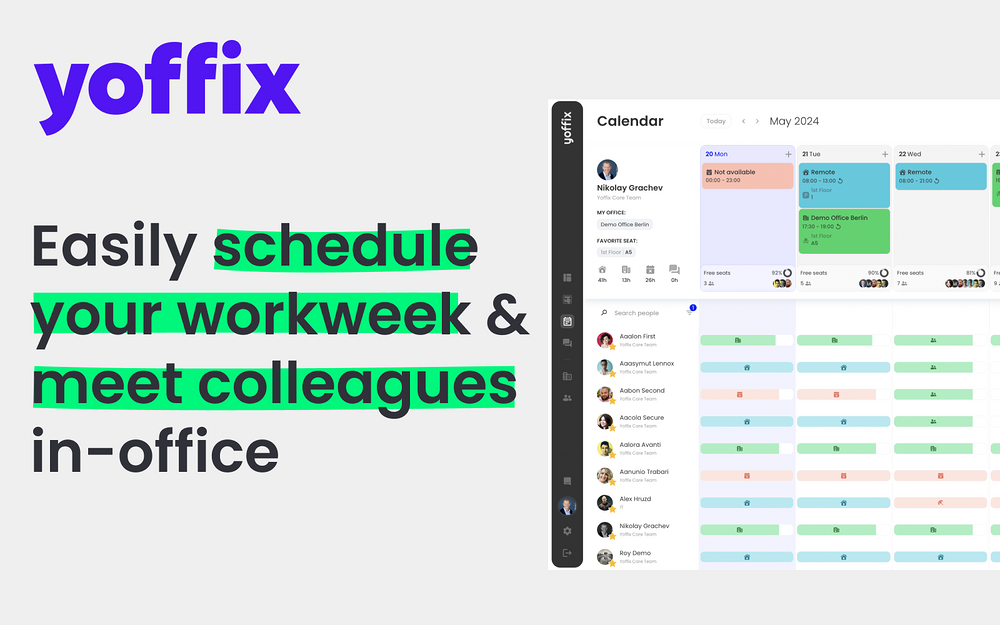Yoffix Desk Booking & Office Management integration setup — Office Management app on the Slack Marketplace