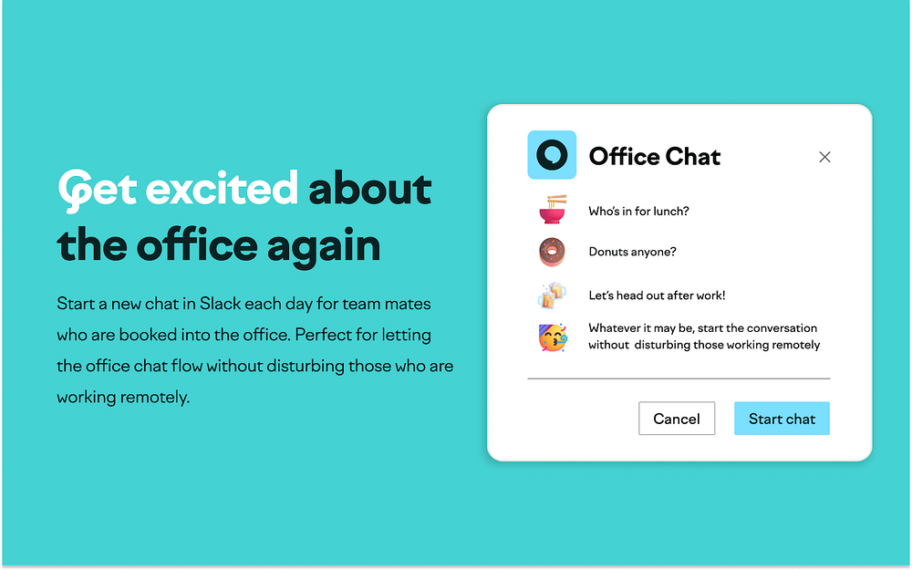 Officely - Desk Booking integration setup — Social & Fun app on the Slack Marketplace
