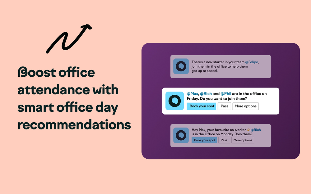 Officely - Desk Booking feature detail — Social & Fun app on the Slack Marketplace