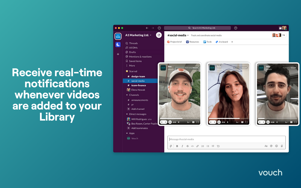 Vouch feature detail — Voice & Video app on the Slack Marketplace