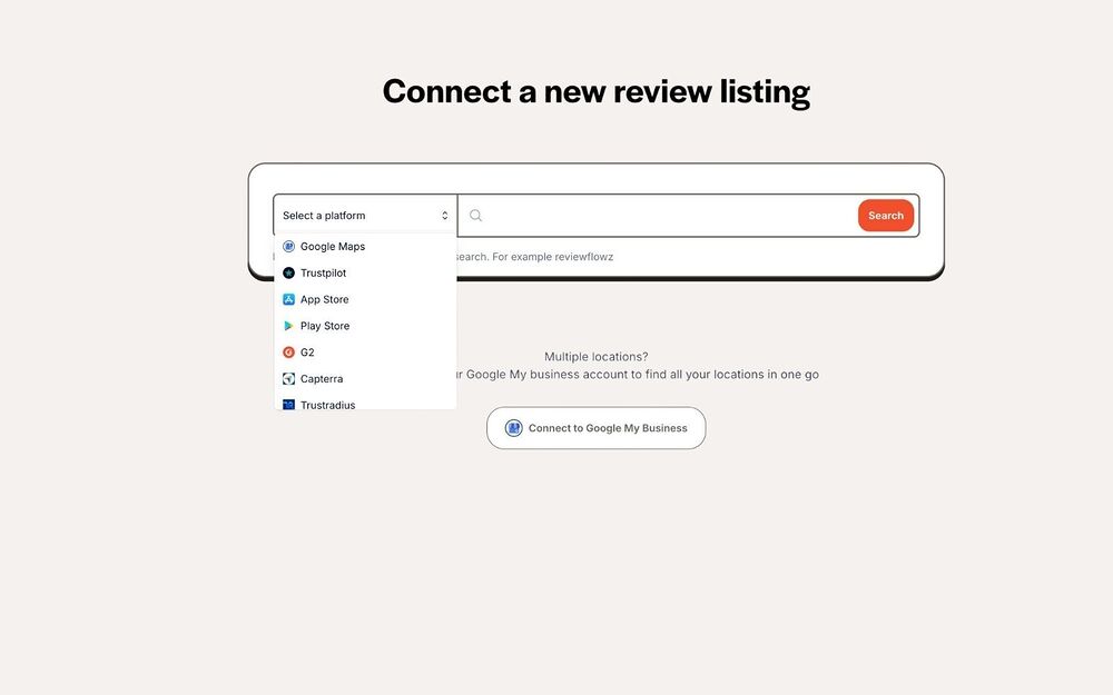 Review Flowz: reviews tracking bot settings interface — Marketing app on the Slack Marketplace