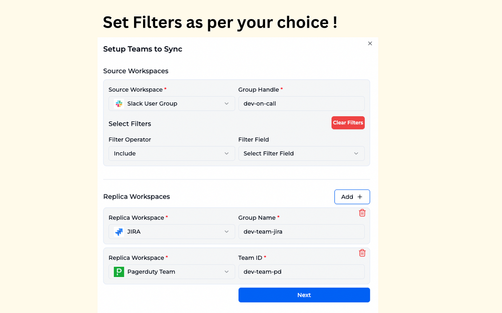 SyncMyGroup feature detail — Brilliant Bots app on the Slack Marketplace