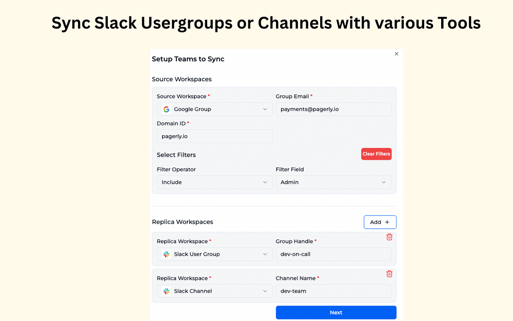 SyncMyGroup integration setup — Brilliant Bots app on the Slack Marketplace