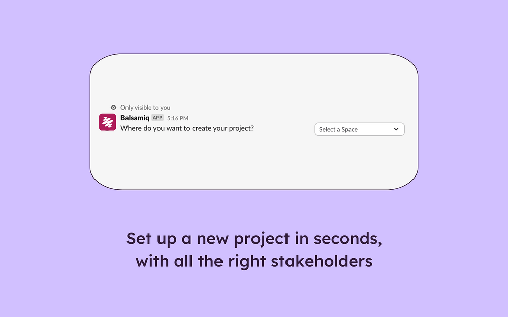 Balsamiq primary marketing image — Design app on the Slack Marketplace