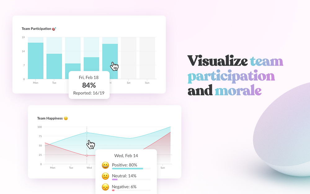 Standup, Polls & Surveys by Geekbot feature detail — HR & Team Culture app on the Slack Marketplace