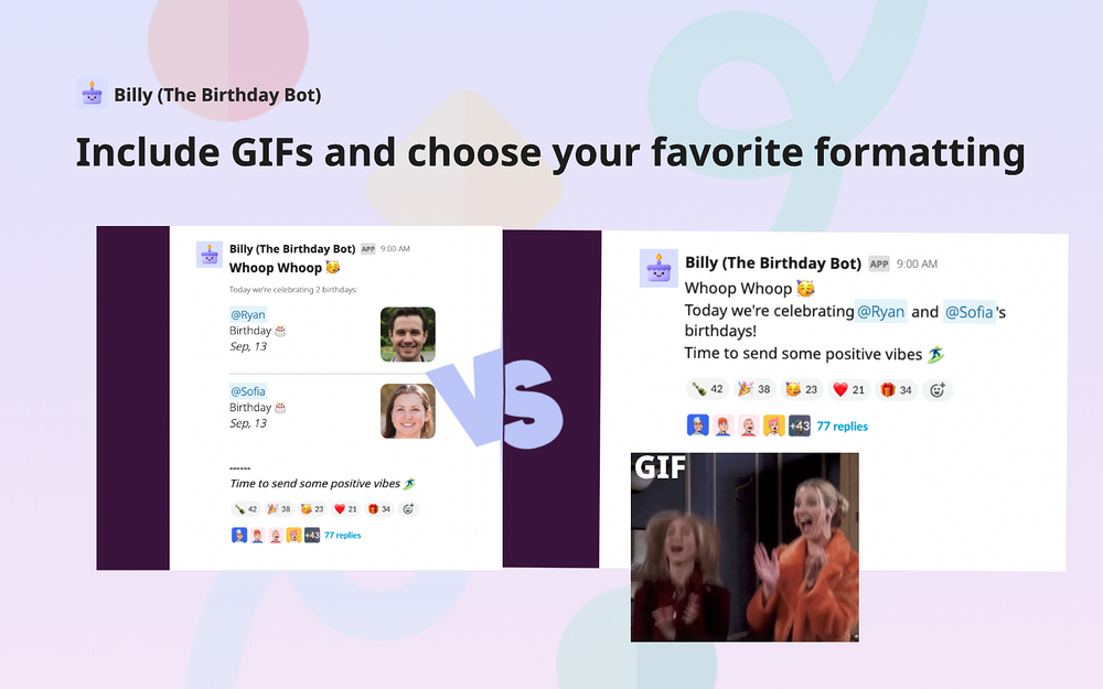 Billy (The birthday bot) integration setup — Social & Fun app on the Slack Marketplace