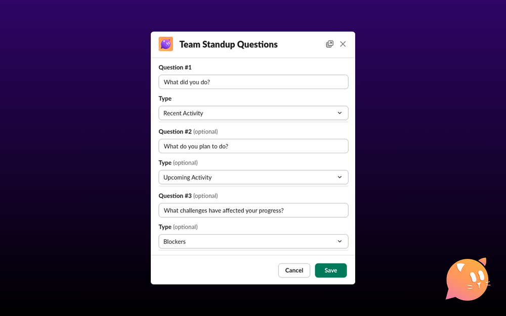 Standup for Me integration setup — Project Management app on the Slack Marketplace