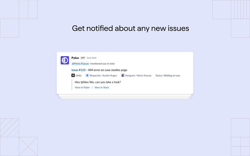 Pylon feature detail — Sales app on the Slack Marketplace