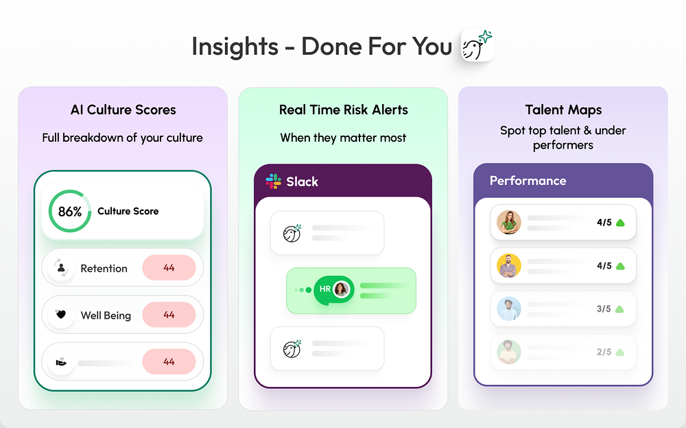 Employee Engagement by Wrenly.ai settings interface — Brilliant Bots app on the Slack Marketplace