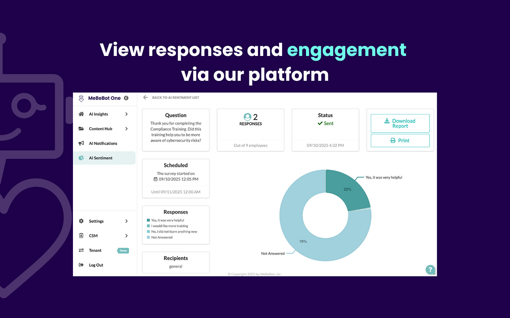 MeBeBot feature detail — Brilliant Bots app on the Slack Marketplace