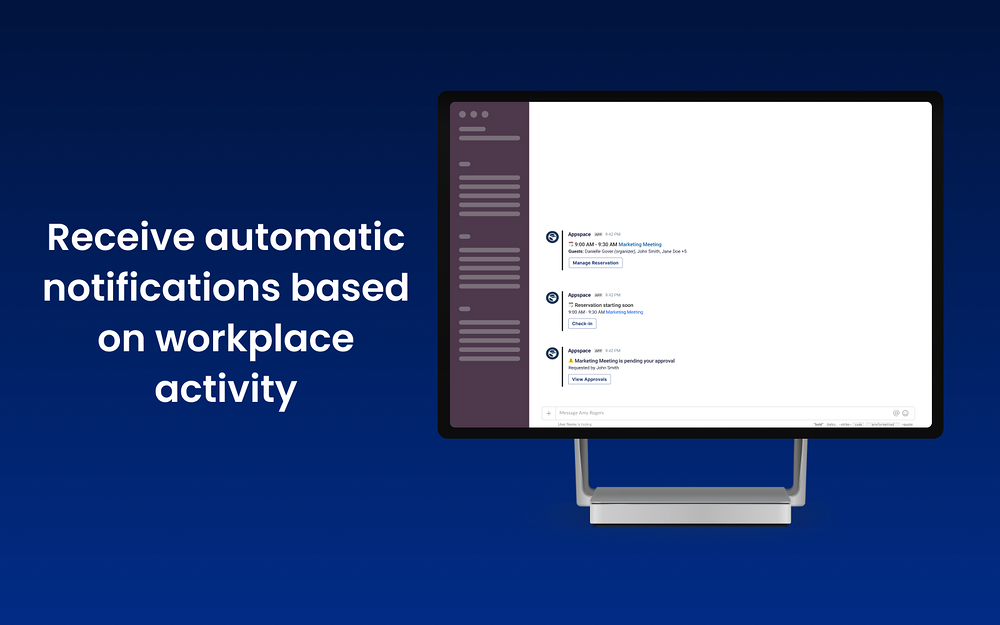 Appspace feature detail — HR & Team Culture app on the Slack Marketplace