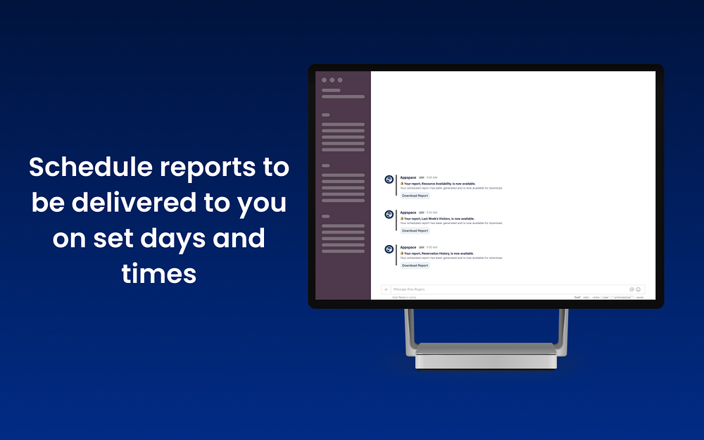 Appspace dashboard view — HR & Team Culture app on the Slack Marketplace