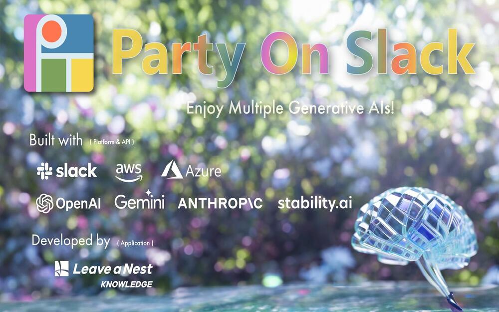 Party on Slack primary marketing image — Analytics app on the Slack Marketplace