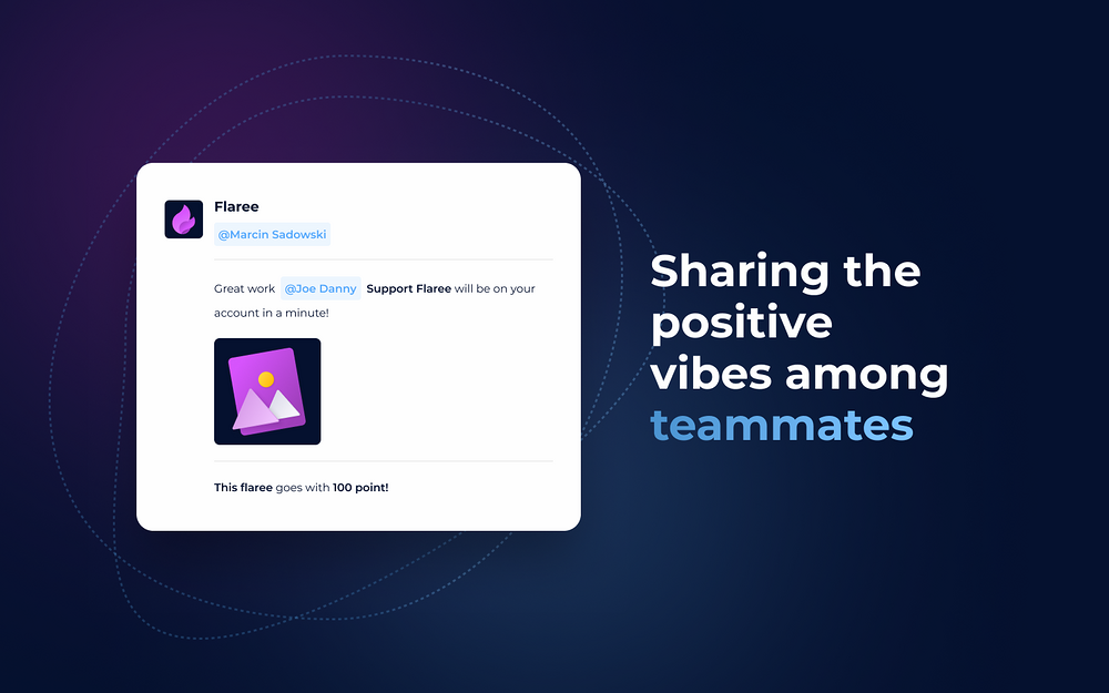 Flaree feature detail — HR & Team Culture app on the Slack Marketplace