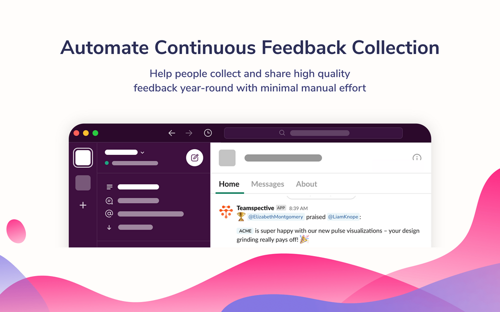 Teamspective feature detail — Brilliant Bots app on the Slack Marketplace