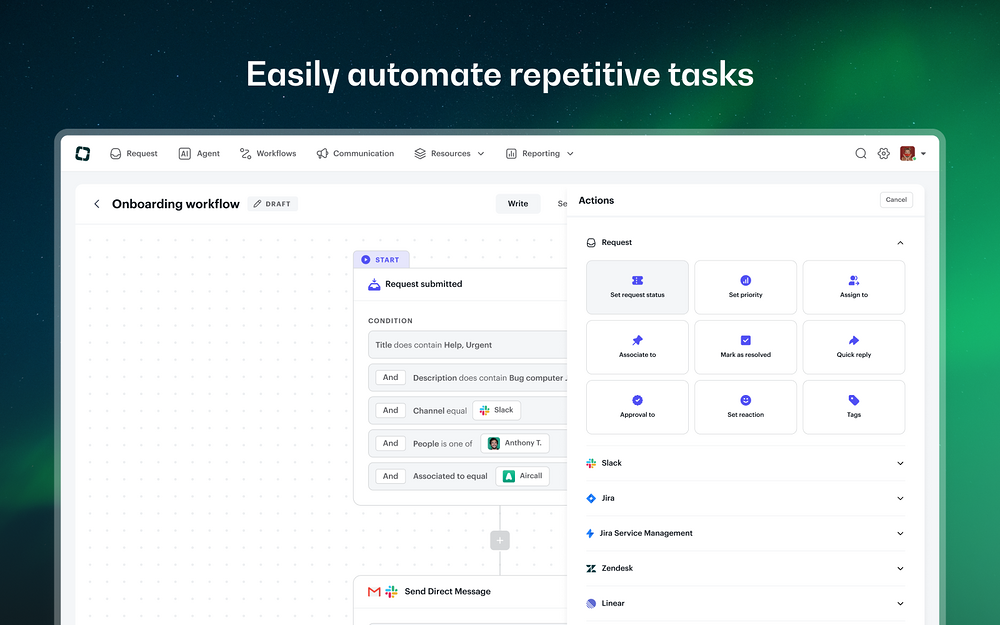 Siit settings interface — Security & Compliance app on the Slack Marketplace