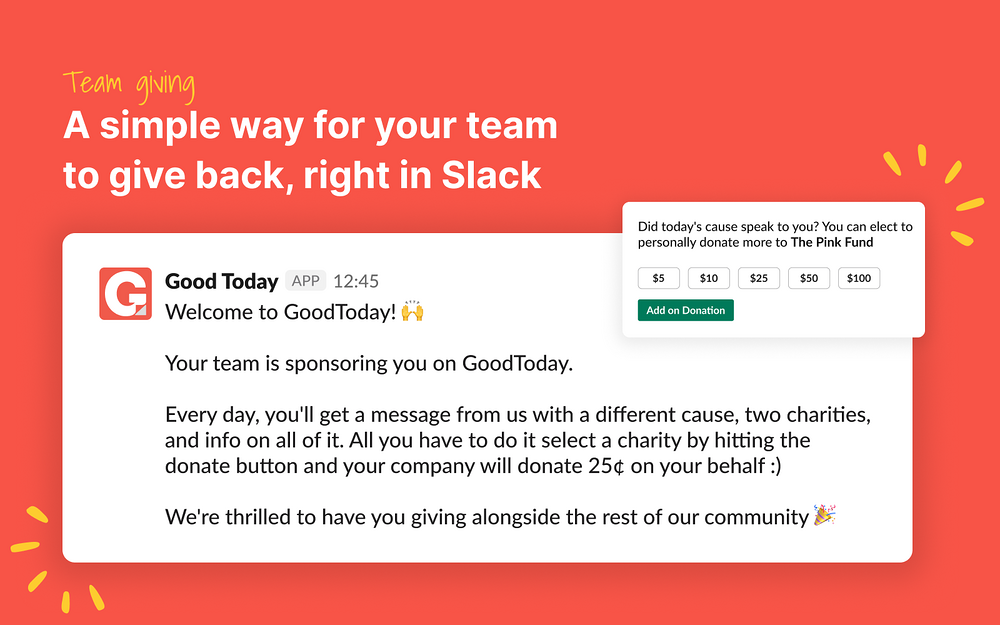 GoodToday feature detail — Media & News app on the Slack Marketplace