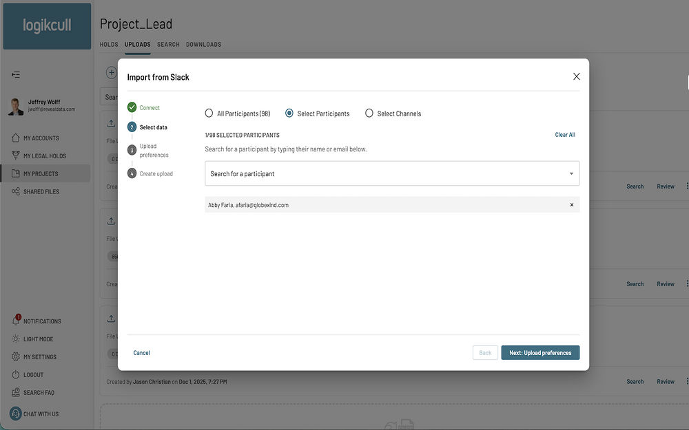 Logikcull for Slack feature detail — Security & Compliance app on the Slack Marketplace