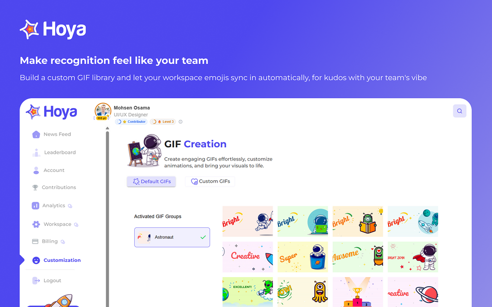 HoyaApp By Blink22 integration setup — HR & Team Culture app on the Slack Marketplace