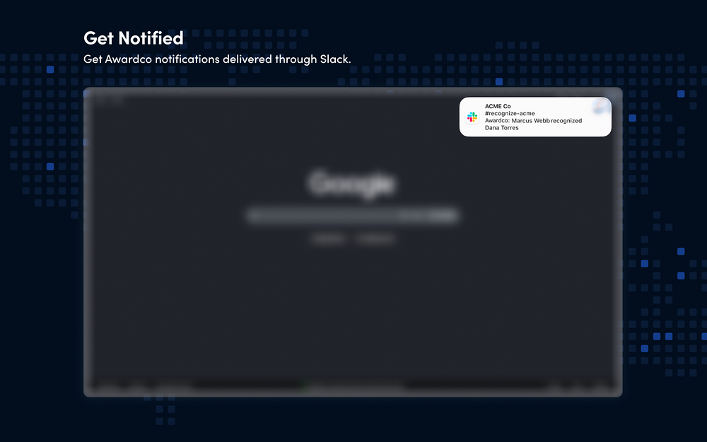 Awardco integration setup — Social & Fun app on the Slack Marketplace