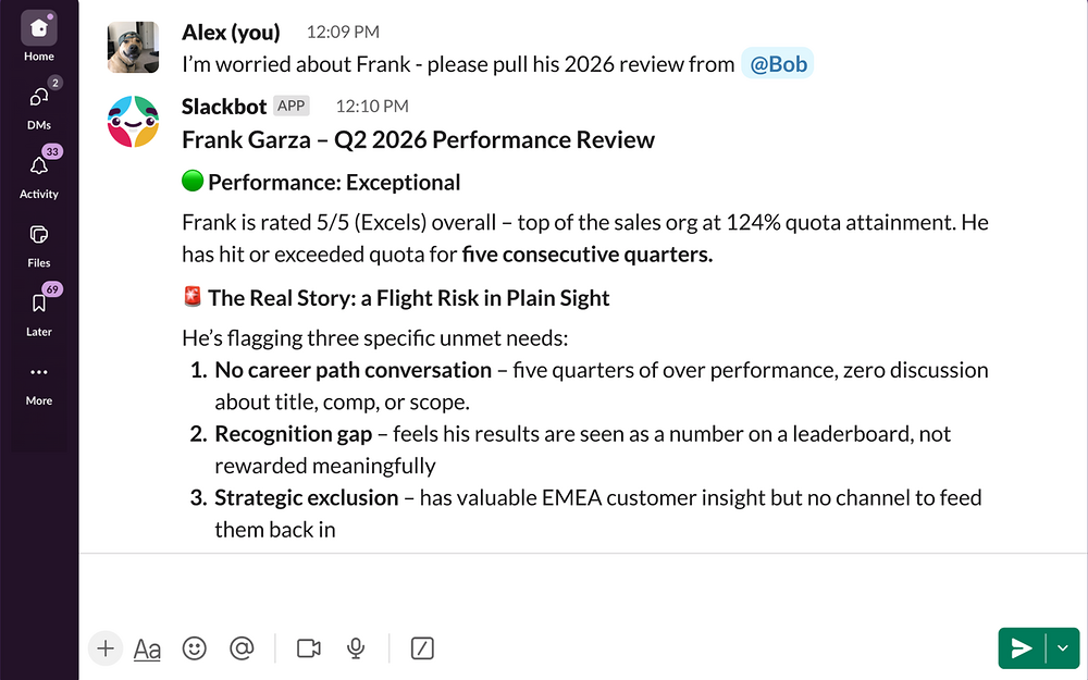 Bob integration setup — HR & Team Culture app on the Slack Marketplace