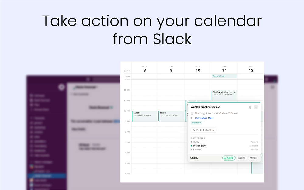 Reclaim.ai feature detail — Brilliant Bots app on the Slack Marketplace