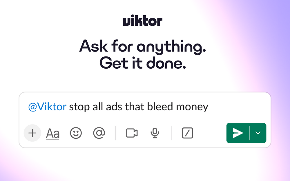 Viktor dashboard view — Project Management app on the Slack Marketplace