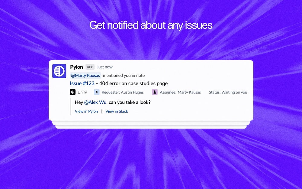 Pylon integration setup — Sales app on the Slack Marketplace
